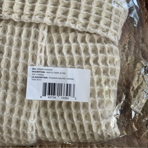 Parachute Waffle Robe Tan - Picture 4 of 4